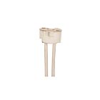 Satco 90-1590 6" Round Porcelain Halogen Socket