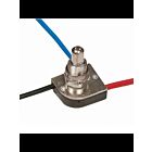 Satco 90-1679 Nickel Plated 3-Way Metal Push Switch
