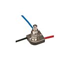 Satco 90-1679 Nickel Plated Metal Push Switch