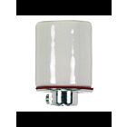 Satco 90-1706 Glazed Keyless Porcelain Socket