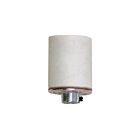 Satco 90-1707 White Keyless 3 Terminal Grounded Porcelain Socket