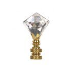 Satco 90-1738 Diamond Cut Crystal Finial