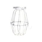 Satco 90-1917 White Light Bulb Cage