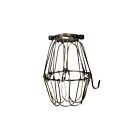 Satco 90-1919 Dark Antique Brass Light Bulb Cage