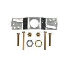 Satco 90-1926 Brass Smooth Canopy Kit and Matching Hardware