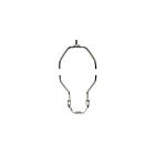 Satco 90-2011 Polished Nickel Heavy Duty Harp