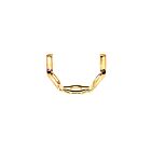 Satco 90-2031 Brass Plated Heavy Duty Saddle