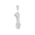 Satco 90-2033 White 12' Cord Set
