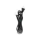 Satco 90-2044 Black 8' Full Tinned Cord Set