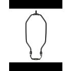 Satco 90-2079 Dark Antique Brass Heavy Duty Harp