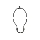 Satco 90-2083 Dark Antique Brass Light Duty Harp