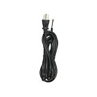 Satco 90-2210 Black 12' Heavy Duty Cord Set