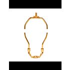 Satco 90-223 Polished Brass Light Duty Harp