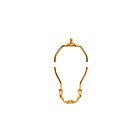 Satco 90-2257 Polished Brass Heavy Duty Harp