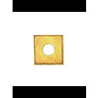 Satco 90-2318 Polished Solid Brass Square Check Ring