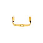 Satco 90-2338 Brass Plated Wide Light Duty Saddle