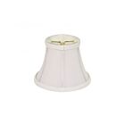 Satco 90-2360 White Shantung Clip On Shade