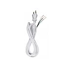 Satco 90-2414 White 8' Heavy Duty Cord Set
