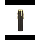 Satco 90-366 Black Plastic Drip Candle Cover