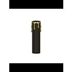 Satco 90-368 Black Plastic Drip Candle Cover