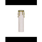 Satco 90-369 White Plastic Drip Candle Cover