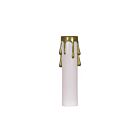 Satco 90-372 White Plastic Drip Candle Cover