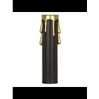 Satco 90-374 Black Plastic Drip Candle Cover