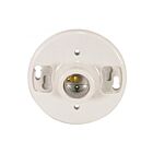 Satco 90-445 Keyless Glazed Porcelain Ceiling Receptacle
