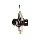 Satco 90-464 4-Lights Black Phenolic Cluster Socket