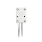 Satco 90-475 White MR16 Porcelain Halogen Socket