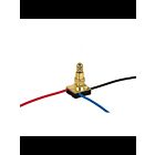 Satco 90-504 Brass Plated 3-Way Metal Rotary Switch