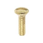 Satco 90-538 Brass Plated Steel Switchplate Screw