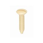 Satco 90-539 Ivory Plastic Switch Plate Screw