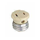 Satco 90-546 Medium Base Polarized Socket Outlet Adapter