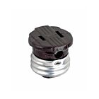 Satco 90-547 Medium Base Polarized Socket Outlet Adapter