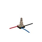 Satco 90-590 Nickel Plated Metal Rotary Switch