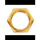 Satco 90-591 Brass Plated Steel Locknut