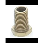 Satco 90-638 Brass Plated Steel Hexagon Head Nipple