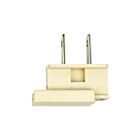 Satco 90-696 Ivory Slide Plug