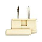 Satco 90-696 Ivory Slide Plug