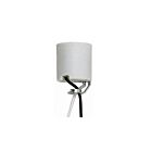 Satco 90-759 White Keyless Porcelain Socket