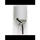 Satco 90-760 White Keyless Porcelain Socket