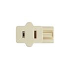 Satco 90-794 Ivory Female Slide Plug