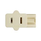Satco 90-794 Ivory Female Slide Plug