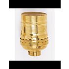 Satco 90-871 Polished Brass Short Keyless Socket