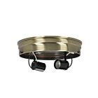 Satco 90-877 Two Light Ceiling Pan