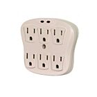 Satco 91-223 6 Outlet Surge Wall Tap