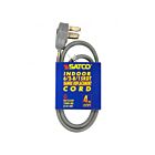 Satco 93-5036 3 Wire Gray Flat Cord