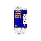 Satco 93-5045 White 6' White Extension Cord