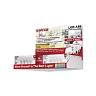 Satco D2114 9W A19 White LED Bulb